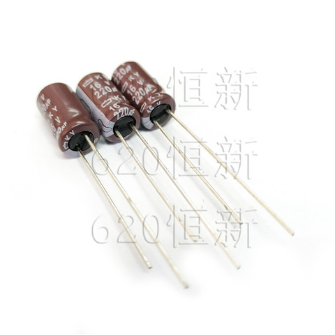 NIPPON – condensateur électrolytique KY 16V220UF CHEMI-CON x 11MM, 6.3 UF, 16V NCC 220UF, 220uf/16V, 50 pièces, nouveauté 220 ► Photo 1/3