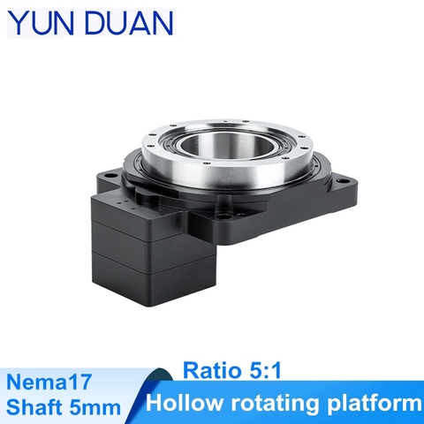 Arcmin – 2 plate-forme rotative creuse pour remplacer le moteur DD, réducteur de disque rotatif creux, moteur pas à pas Nema17 5:1, boîte de vitesses ► Photo 1/6