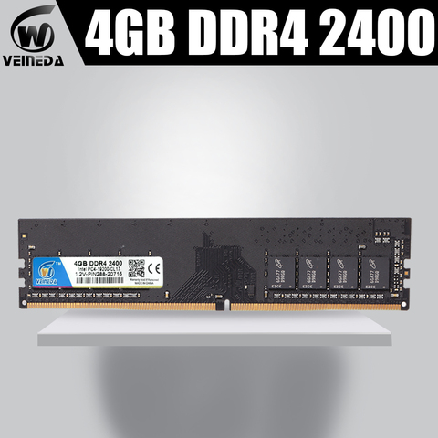 Mémoire de serveur d'ordinateur de bureau, modèle DDR4, capacité 8 go 8 go PC4-19200 go, tension 2400 V, broches 1.2, ram, DIMM ► Photo 1/6