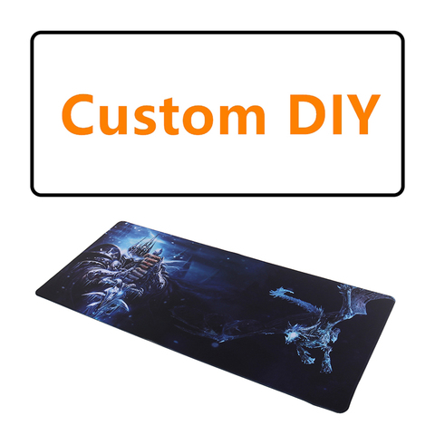 Tapis de souris personnalisé, grand tapis de souris personnalisé, 900x400, 3mm RGB LED, pour bricolage go DOTA 2 LOL, monde de Warcraft ► Photo 1/6