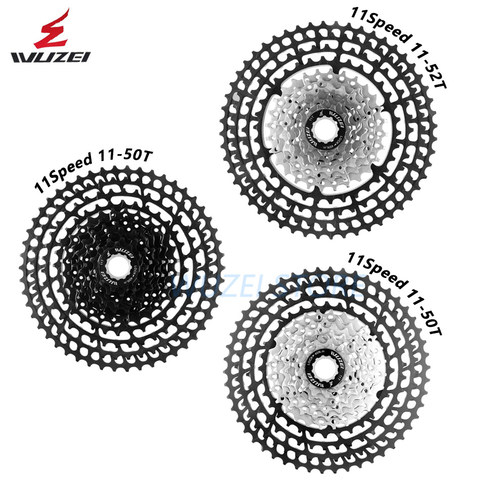 WUZEI 10/11/12 vitesse 11-50T Cassette ultralégère roue libre 46T 52T alliage d'aluminium vtt vélo vélo volant pour Shimano GX ► Photo 1/6