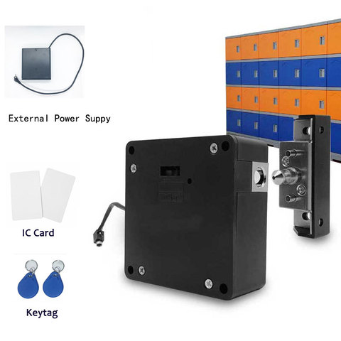 Serrure électronique intelligente pour armoire à tiroirs, 13.56MHZ, IC, serrure cachée, RFID, sans clé, pour armoire à tiroirs, alimentation externe ► Photo 1/6