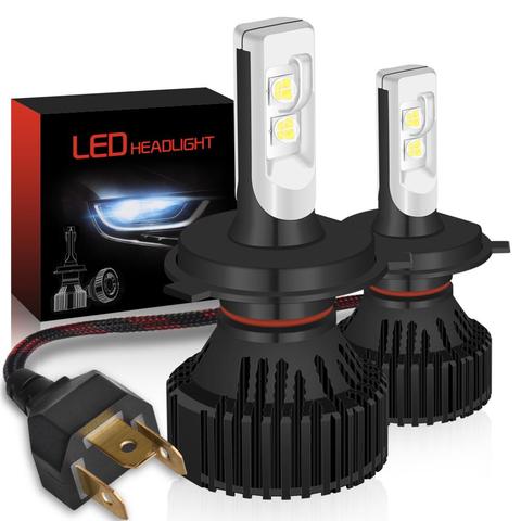 Ampoules de phares de voiture LED, H4 16000Lm 60W H7 H11 HB3 9005 XHP50 puces H7 H11 H16 5202 H13 PSX24W P13W PSX26W 9012 9007 Led ► Photo 1/6