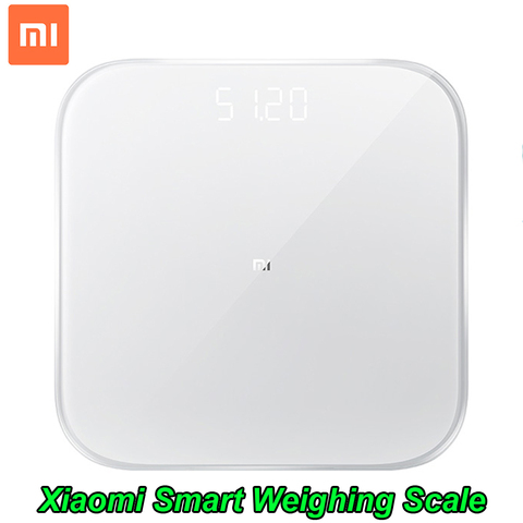 100% Original Xiaomi intelligent Balance de pesage 2 santé Balance Bluetooth 5.0 numérique Balance de poids soutien Android 4.3 iOS 9 Mifit App ► Photo 1/6