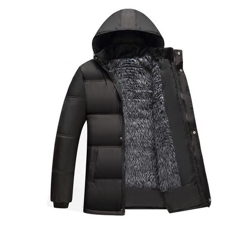 2022 nouveau imperméable à l'eau hiver veste hommes à capuche Parka hommes chaud hiver manteau hommes épaissir polaire fermeture éclair hommes vestes grande taille 4XL ► Photo 1/6