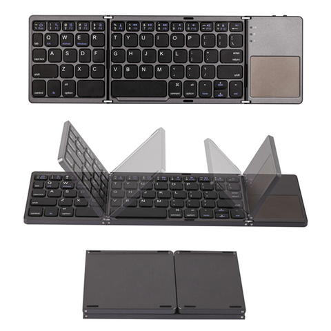 Clavier pliable Bluetooth deux fois, pour Lenovo Tab 4, 8, 10 Plus, TAB M8, TB X805X, F HD, FHD, M7 ► Photo 1/6