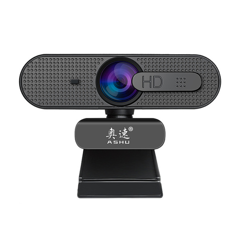 Webcam ahu H606, caméra HD 1080P, autofocus, avec microphone, USB, pour chat vidéo ► Photo 1/6