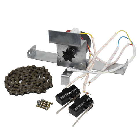 Système d'incubation de volaille 220V moteur avec engrenages système de rotation automatique des oeufs Chain100cm poussin incubateur à couver accessoires 1 ensemble ► Photo 1/6