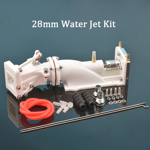 Propulseur de pompe de bateau à Jet d'eau de 28mm avec fonction de recul, hélice de 28mm avec accouplement pour modèles de bateaux à Jet RC ► Photo 1/6