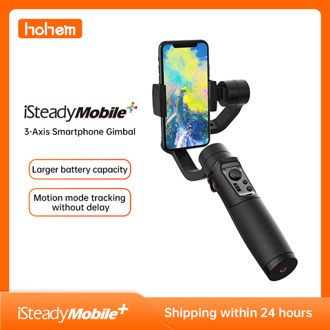 Hohem iSteady Mobile Plus cardan de téléphone avec Mode Sport stabilisateur de poche 3 axes pour iPhone 11X8 7 & Huawei & Xiaomi ► Photo 1/6