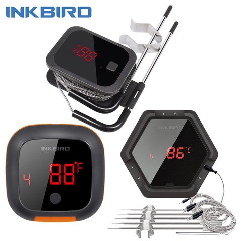 IBT 2X 4XS F001 3 Types Nourriture Cuisson Bluetooth Sans Fil BBQ Thermomètre IBT-2X Sondes et Minuterie Pour Four Grille-Viande Gratuit App Contrôle ► Photo 1/6