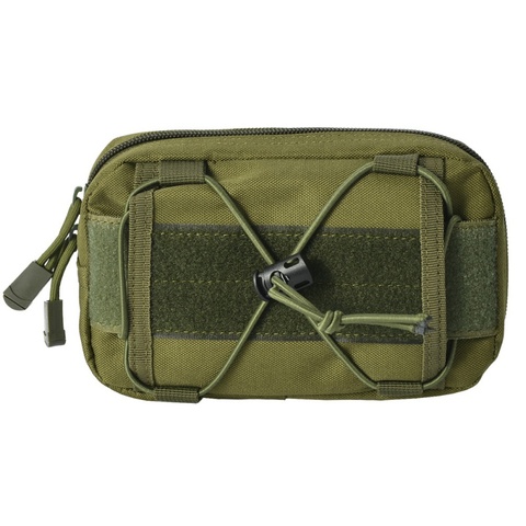 Sac de taille de téléphone portable tactique de ceinture Molle de vente chaude outils pochette de premiers soins pochette de poche d'extension noire ► Photo 1/6