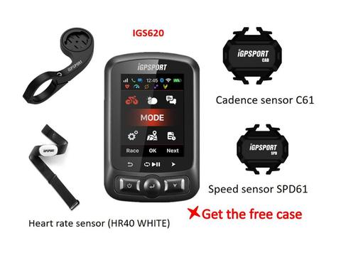 IGPSPORT-compteur de vitesse GPS IGS620, Bluetooth Ant +, ordinateur sans fil, accessoires de bicyclette pour extérieur ► Photo 1/6