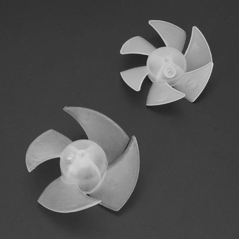 Mini lame de ventilateur en plastique de petite puissance 4/6 feuilles pour moteur de sèche-cheveux ► Photo 1/6