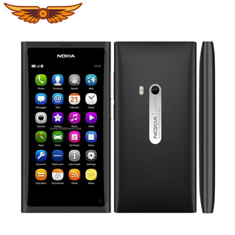 Nokia – téléphone portable N9 Original débloqué, écran de 8 mpx, 16 go de ROM, 1 go de RAM, GPS, 3G, Bluetooth, WIFI, livraison gratuite ► Photo 1/6