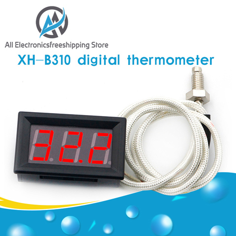 Thermomètre numérique industriel de type K à affichage numérique, température élevée de-30 à XH-B310 degrés, 800 ► Photo 1/6