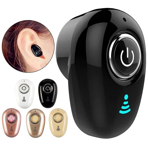 Écouteurs intra-auriculaires sans fil Bluetooth, Mini oreillettes invisibles, mains libres, avec micro, pour xiaomi iPhone xr, S650 ► Photo 1/6