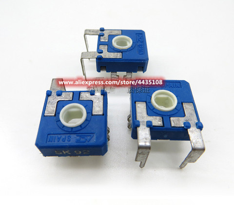 Potentiomètres 5K CA14ND11 PT15 horizontaux/ovales, 15 pièces, ajustables, pour l'espagne, B502 ► Photo 1/3