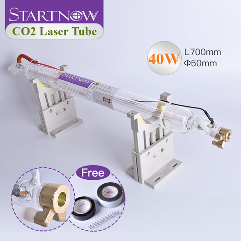 Startnow 40W Tube Laser CO2 Laser lampe en verre pour Laser alimentation graveur Machine pièces tuyau sculpture coupe marquage équipement ► Photo 1/6