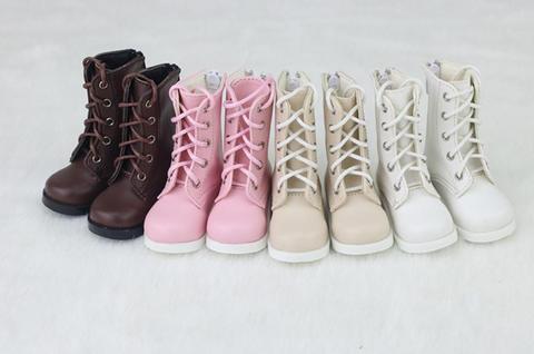 Chaussures en cuir synthétique pour femme et fille, souliers de Dollfie, noir, AOD DOD BJD MSD, 1/3, 1/4, yg314 ► Photo 1/1