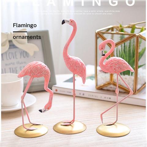 Ornements de voiture de Table de flamand rose, décor de fête tropicale d'été pour anniversaire de fille, décor de mariage, cadeaux de fête hawaïenne hawaïenne ► Photo 1/6