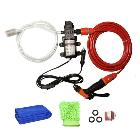 Pompe à eau haute pression pour lavage de voiture électrique 6l/min, 12V, pompe à eau auto-amorçante ► Photo 1/6