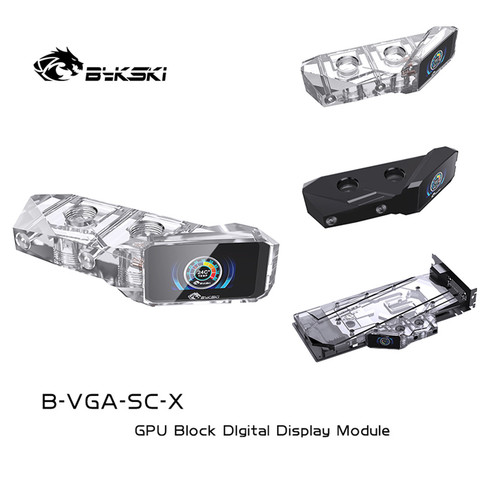 Bykski B-VGA-SC-X thermomètre à affichage numérique pour bloc d'eau GPU, moniteur de température de refroidissement par eau PC ► Photo 1/6