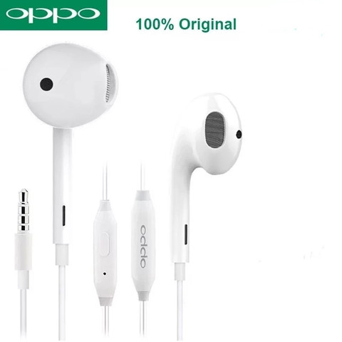 OPPO – écouteurs R11 avec contrôleur de fil, 3.5mm, pour Xiaomi Huawei OPPO R15 OPPO Find X F7 F9 OPPO r20, originaux ► Photo 1/6
