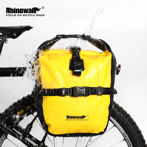 Rhinowalk 20L sac de vélo sacoche vélo étanche Portable sac de vélo grand coffre de rangement Pack vélo voyage cyclisme accessoires ► Photo 1/6