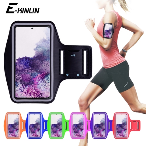 Sport Course Bras De Bande Étui Pour Samsung Galaxy Note 10 9 S21 S20 FE Ultra S10 Lite S10e S9 A6 A8 Plus 5G 2022 A7 J7 J7 Couverture ► Photo 1/6