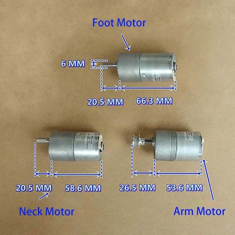 Moteur à engrenages cc sans balais en métal, roulement à billes, moteur de Robot, boîte de vitesses, vitesse réglable en avant et en arrière CW/CCW, Robot de bricolage ► Photo 1/6
