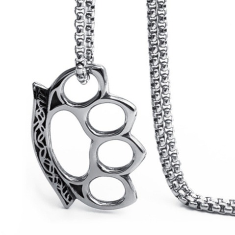 Collier de chaîne pendentif en métal de haute qualité ► Photo 1/6