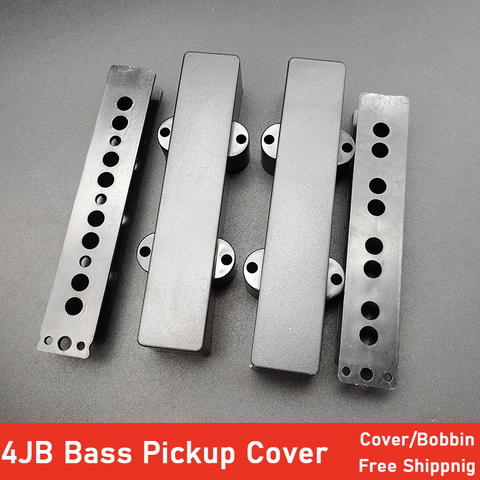 2 pièces ABS 4JB basse couverture de ramassage cou/pont caisse de ramassage canette ouverte/fermée type pour JB basse Guitarra accessoires ► Photo 1/6