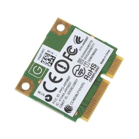 Adaptateur Wifi sans fil pour Atheros AR9287 AR5B97, 300Mbps, Mini carte PCI-E R9JB ► Photo 1/6