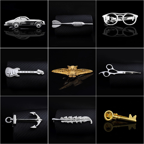 Nouveau hommes cuivre pince à cravate barre cravate broche fermoir pince de mariage charme cadeaux créatifs pince haute qualitymenscadeaux bijoux ► Photo 1/6