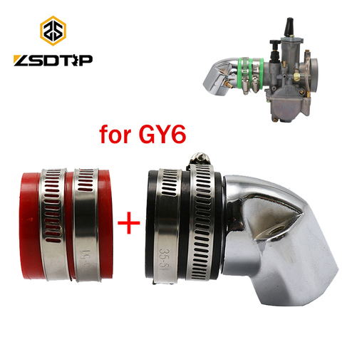 ZSDTRP-collecteur d'admission en aluminium de course, pour GoKart GY6 152QMI 157QMJ moteur 4 temps Scooter, nouveauté ► Photo 1/6