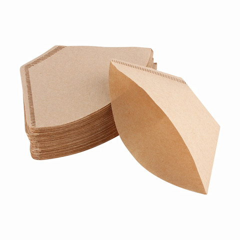 Papier en bois écologique Original non blanchi, égouttoir à main, cafetière, sac filtrant, accessoires pour cafetière ► Photo 1/6