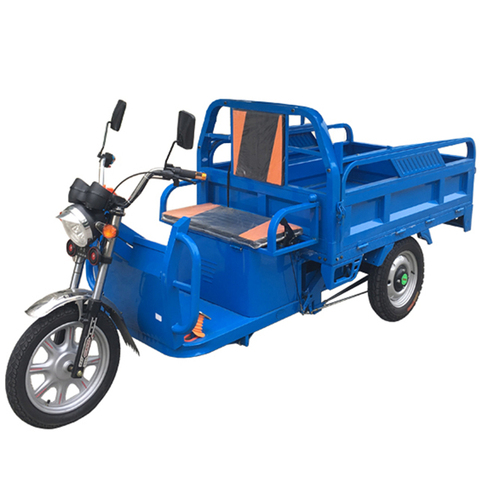 Chariot électro-tricycle à 3 roues haute capacité avec auvent pour le chargement de marchandises ► Photo 1/6