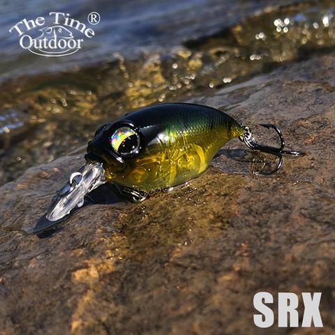 TheTime – Mini leurre méné rigide flottant, Crankbait, Wobbler, pour la pêche à la truite, à la perche, au bar, à la sandre, 40mm, 8g ► Photo 1/6