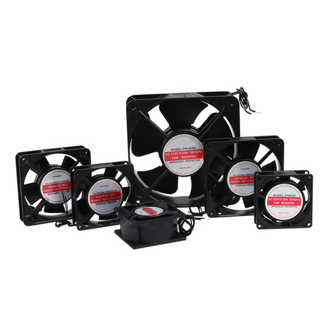 1 pièces petit ventilateur Axial 220V muet puissant petit ventilateur d'échappement boîte de Distribution industrielle électrique armoire ventilateur de refroidissement ► Photo 1/5