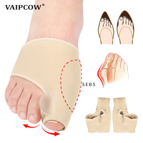 Correcteur orthopédique en Silicone pour Hallux Valgus, chaussette de pédicure, oignon, soin des pieds, séparateur d'orteils ► Photo 1/6