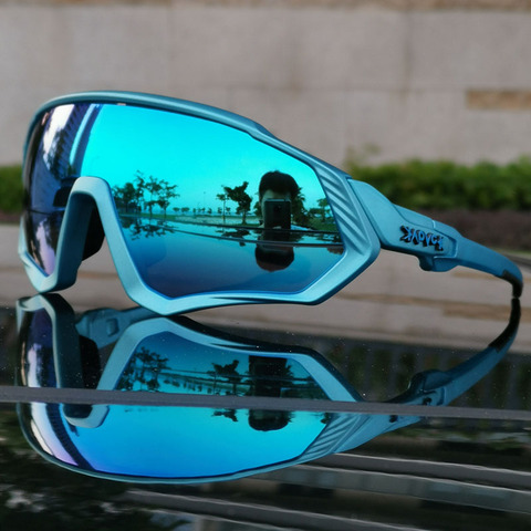 2022 plein air Sport polarisé 5 lentilles cyclisme lunettes route vélo vtt lunettes de soleil hommes femmes équitation course lunettes de vélo ► Photo 1/6
