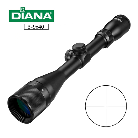 Tactique DIANA 3-9X40 AO lunette de visée un Tube croix point réticule optique vue chasse portée de fusil ► Photo 1/6