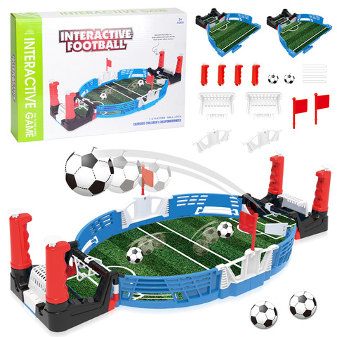 Jeu de plateau de Football de table pour enfants avec balles, jouet pour garçons, Puzzle pour Double bataille, Mini-Football interactif, jeu de fête et sport ► Photo 1/6