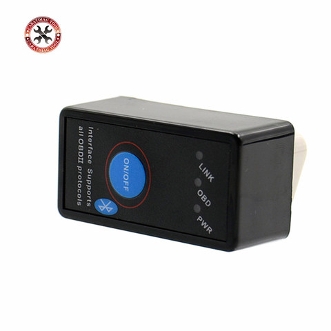 ELM327 – outil de Diagnostic de voiture, Bluetooth V2.1, prise OBD2, interrupteur d'alimentation V2.1, bouton marche/arrêt, Scanner automatique pour les protocoles OBDII ► Photo 1/6