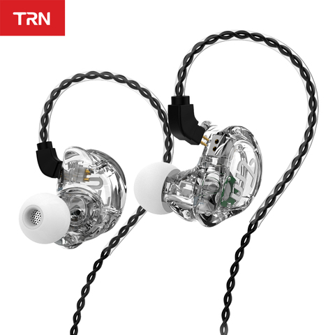 Écouteurs intra-auriculaires hybrides, casque d'écoute hi-fi, moniteur DJ, course à pied, V90 V20 V80 V30 AS10 T2 VX, TRN V10 2DD 2BA ► Photo 1/6