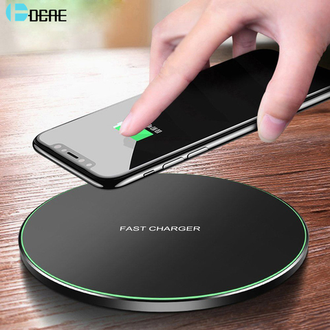 DCAE – chargeur sans fil Qi rapide 30W, pour iPhone 12 11 Pro 8 X XR XS Max Samsung S20 S10 S9, chargeur USB de Type C ► Photo 1/6