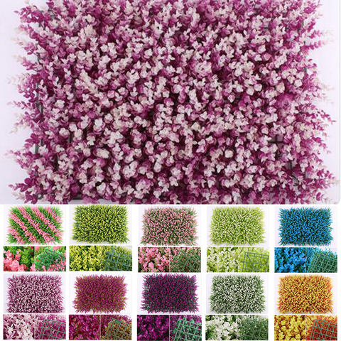 Zerolife – mur de plantes en gazon artificiel, fausse fleur pour la maison, panneaux de pelouse, décoration murale de jardin, fourniture de mariage ► Photo 1/1