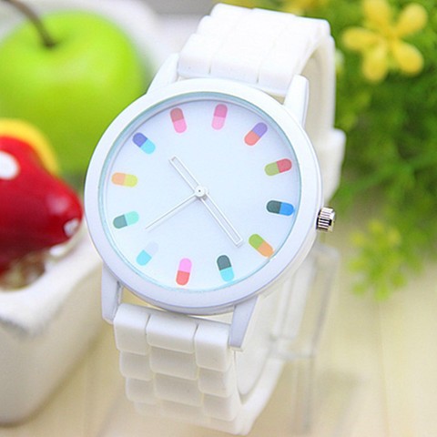 Femmes pour montres mode belle Silicone noir gelée étudiant horloges décontracté luxe fille montre Zegarek Damski Reloj Mujer ► Photo 1/6