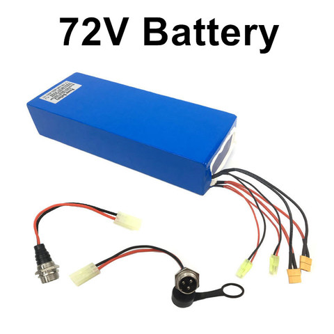 Batterie Lithium 72V, 35/45ah, avec chargeur Panasonic 84V, pour Scooter électrique ► Photo 1/6